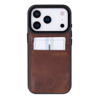 Bouletta Flex Cover Leather iPhone 17 Pro Case with Card Holder
