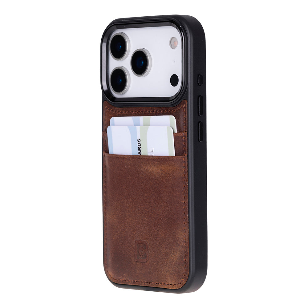 Bouletta Flex Cover Leather iPhone 17 Pro Case with Card Holder