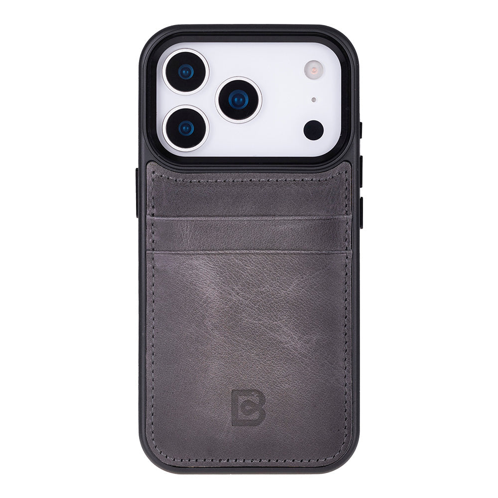 Bouletta Flex Cover Leather iPhone 17 Pro Case with Card Holder