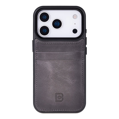 Bouletta Flex Cover Leather iPhone 17 Pro Case with Card Holder