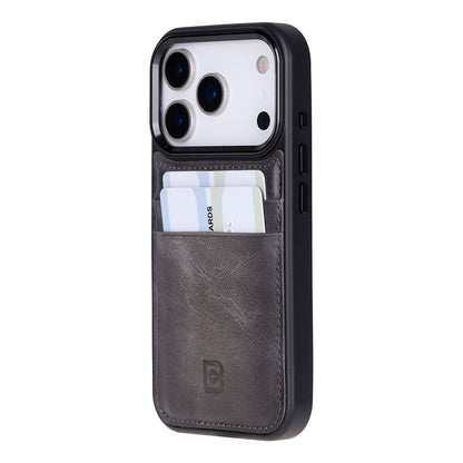 Bouletta Flex Cover Leather iPhone 17 Pro Case with Card Holder