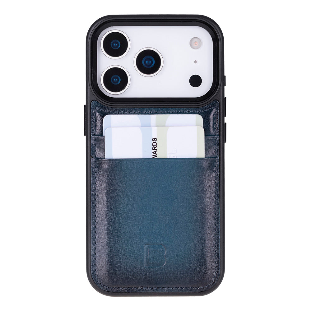 Bouletta Flex Cover Leather iPhone 17 Pro Case with Card Holder