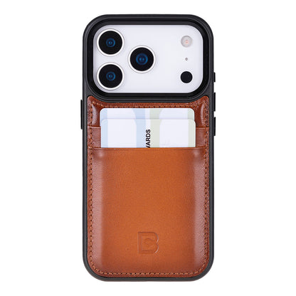 Bouletta Flex Cover Leather iPhone 17 Pro Case with Card Holder