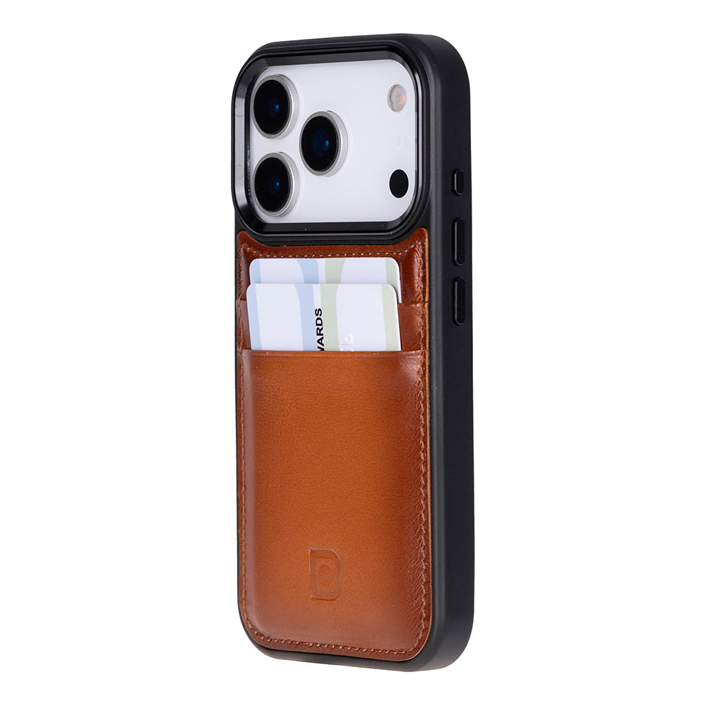 Bouletta Flex Cover Leather iPhone 17 Pro Case with Card Holder
