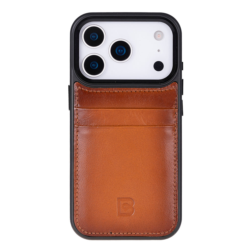 Bouletta Flex Cover Leather iPhone 17 Pro Case with Card Holder