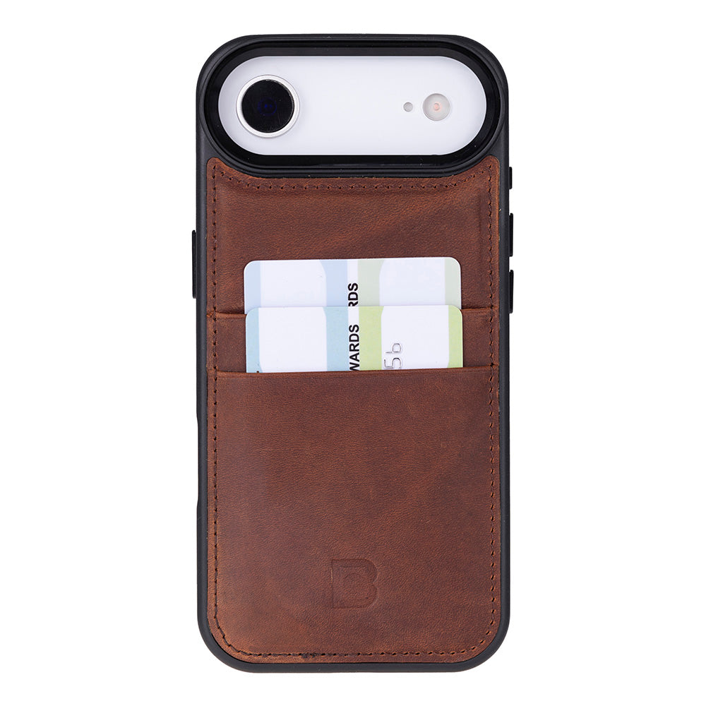 Bouletta Flex Cover Leather iPhone 17 Air Case with Card Holder