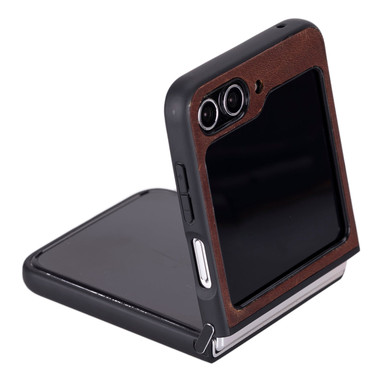 UnBranded Flex Samsung Z Flip 5 Leather Back Cover Case