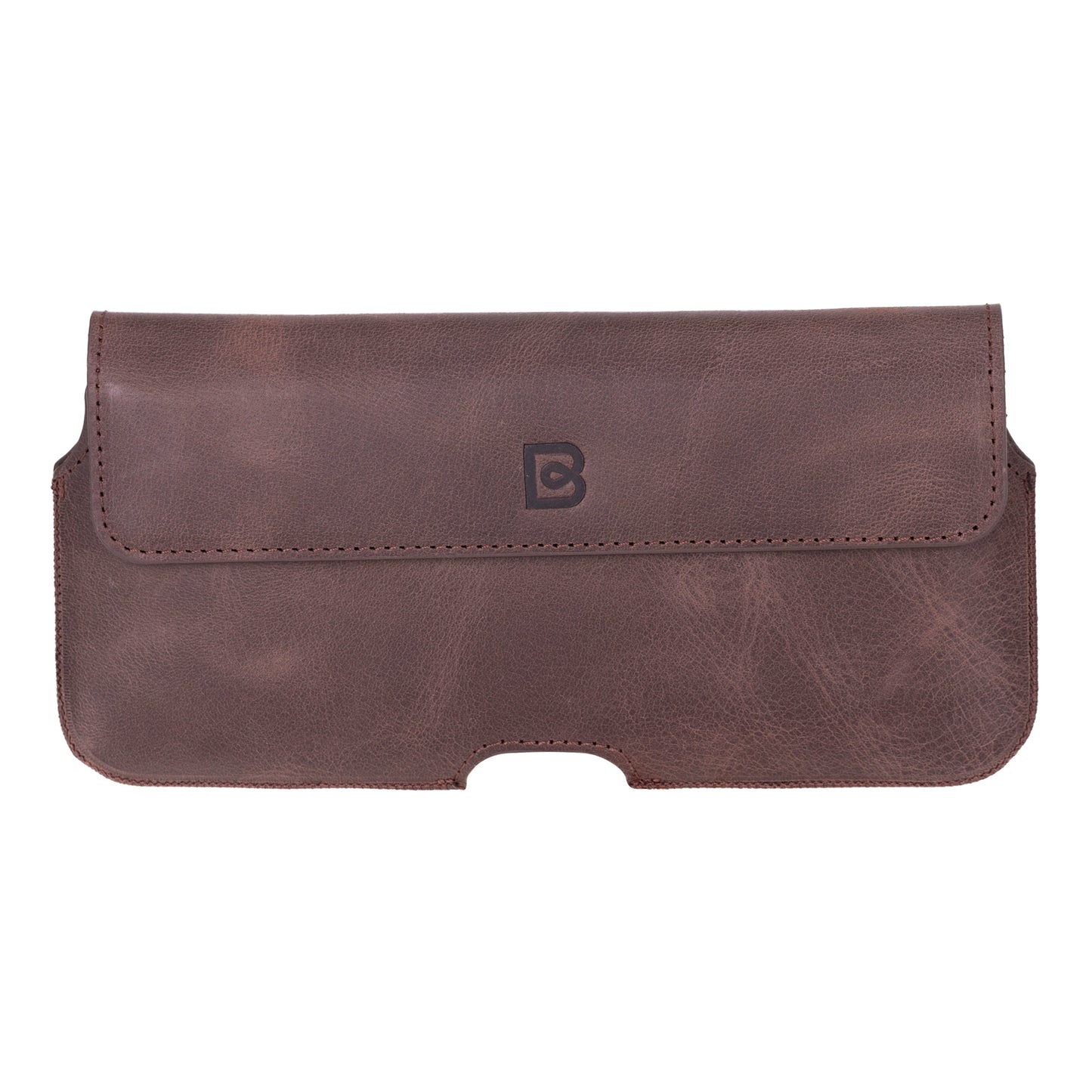 Bouletta Aslant Belt iPhone 16 Pro Leather Case Brown