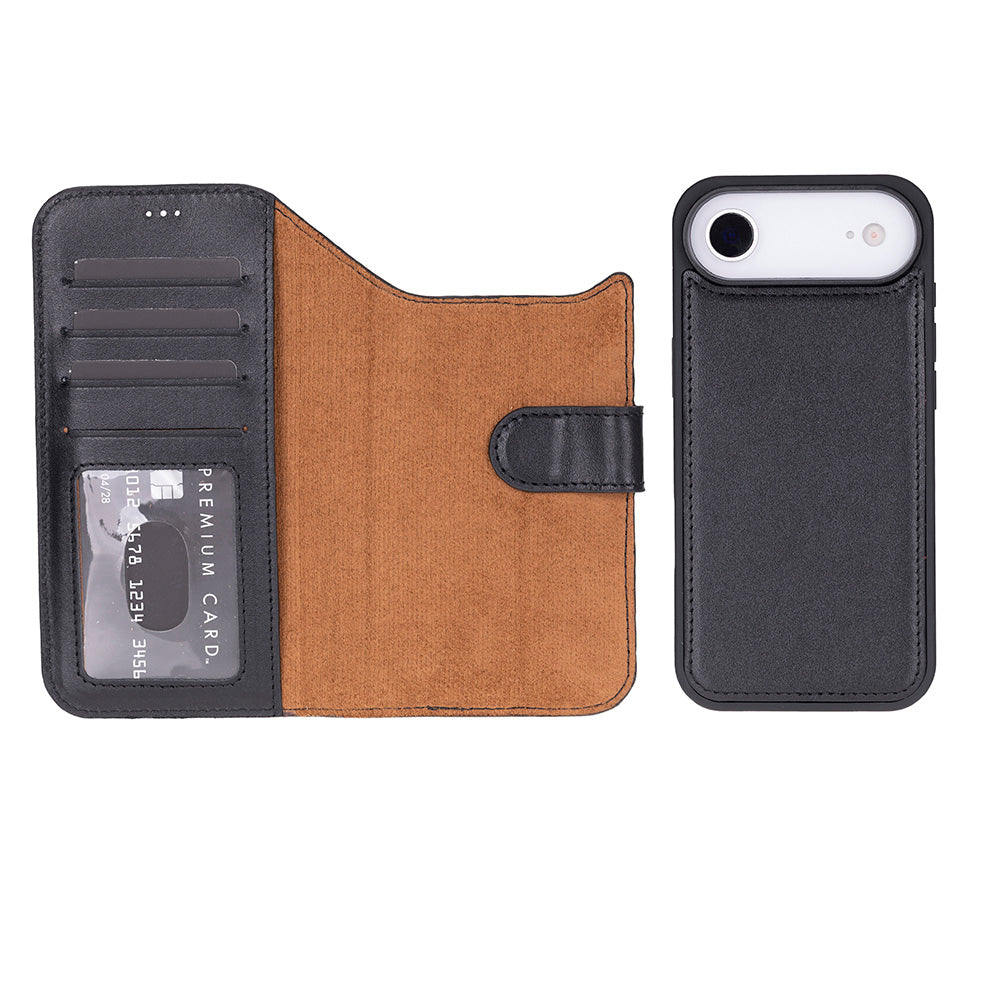 UnBranded Magic iPhone 17 Air Leather Detachable Wallet Case