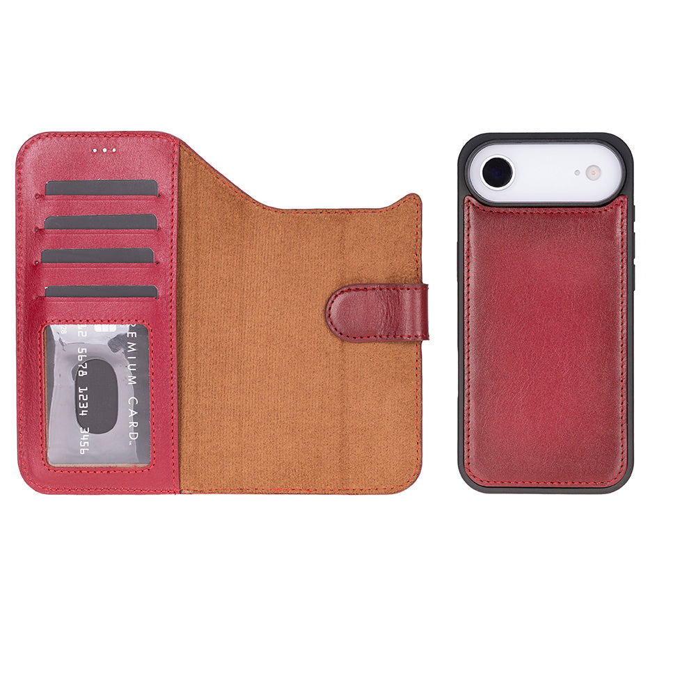 UnBranded Magic iPhone 17 Air Leather Detachable Wallet Case