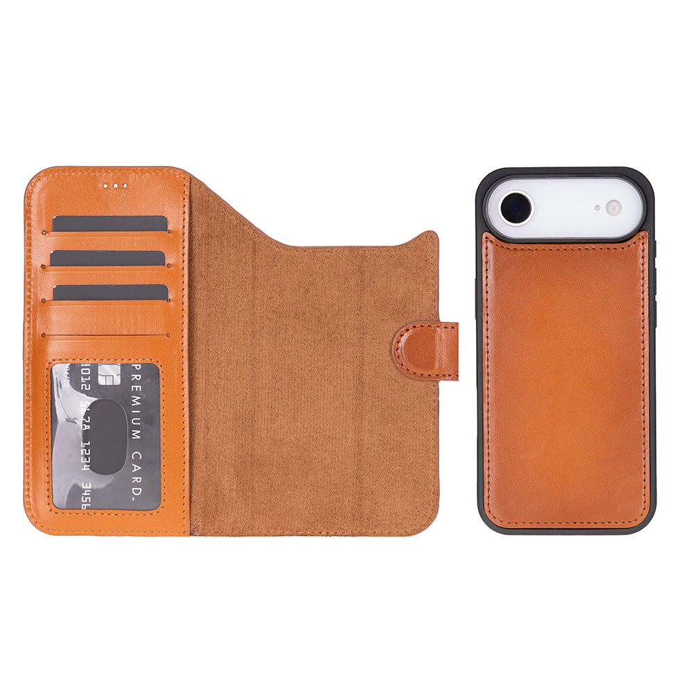UnBranded Magic iPhone 17 Air Leather Detachable Wallet Case