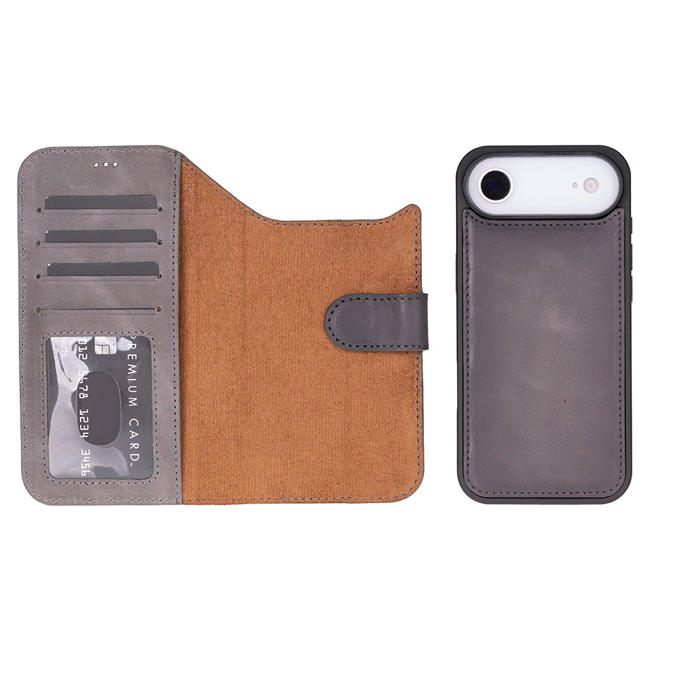 UnBranded Magic iPhone 17 Air Leather Detachable Wallet Case