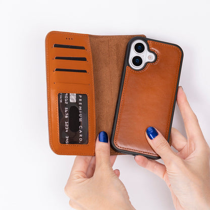 UnBranded Magic iPhone 17 Leather Detachable Wallet Case