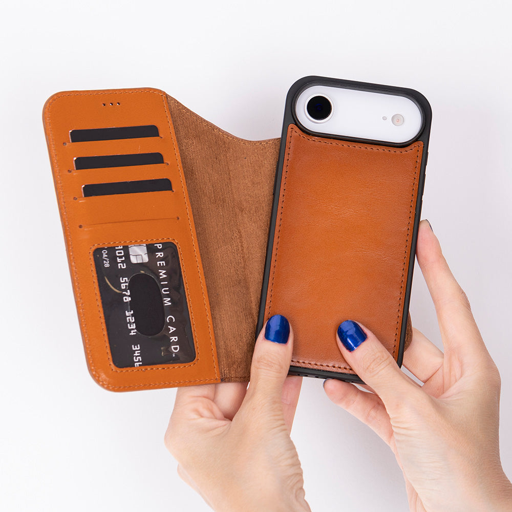 UnBranded Magic iPhone 17 Air Leather Detachable Wallet Case