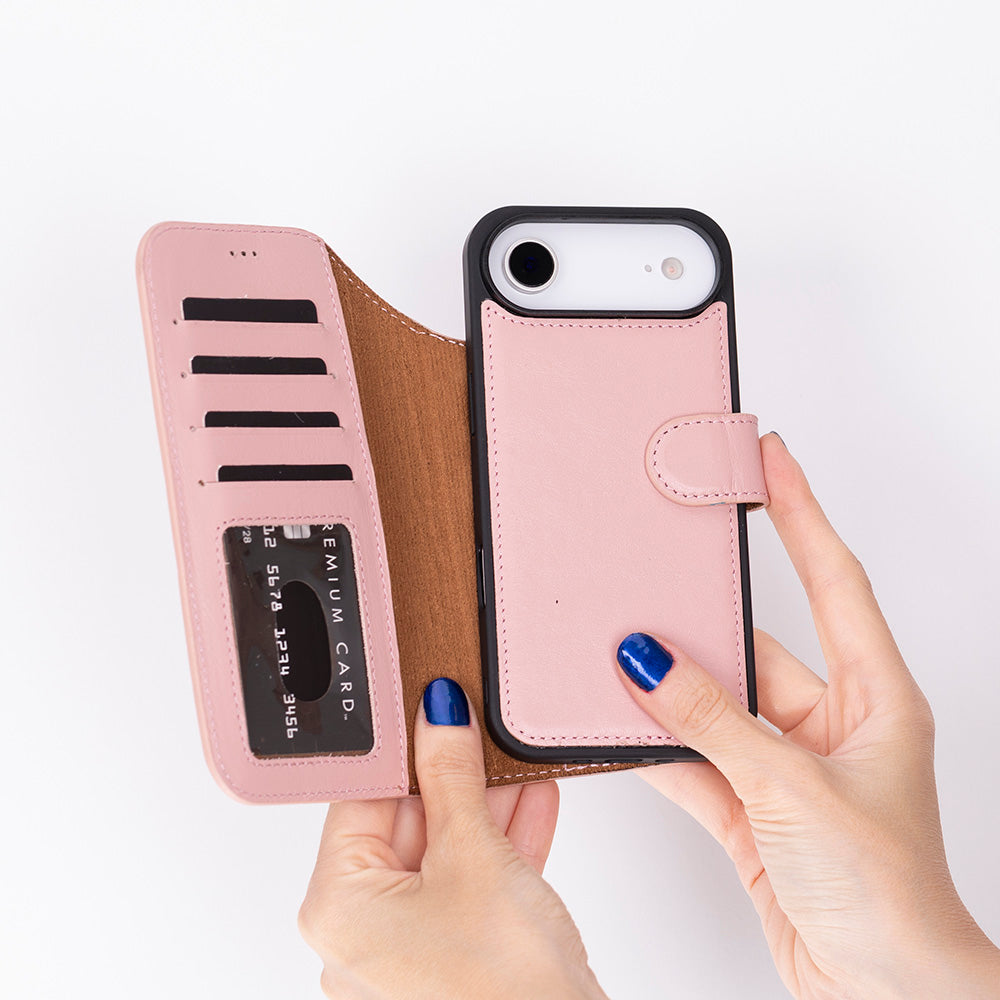 UnBranded Magic iPhone 17 Air Leather Detachable Wallet Case