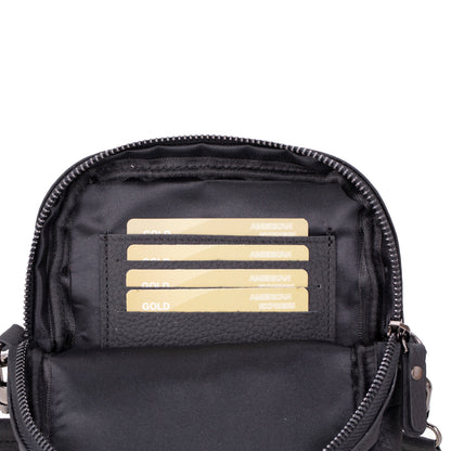 UnBranded Pisa Leather Crossbody Bag