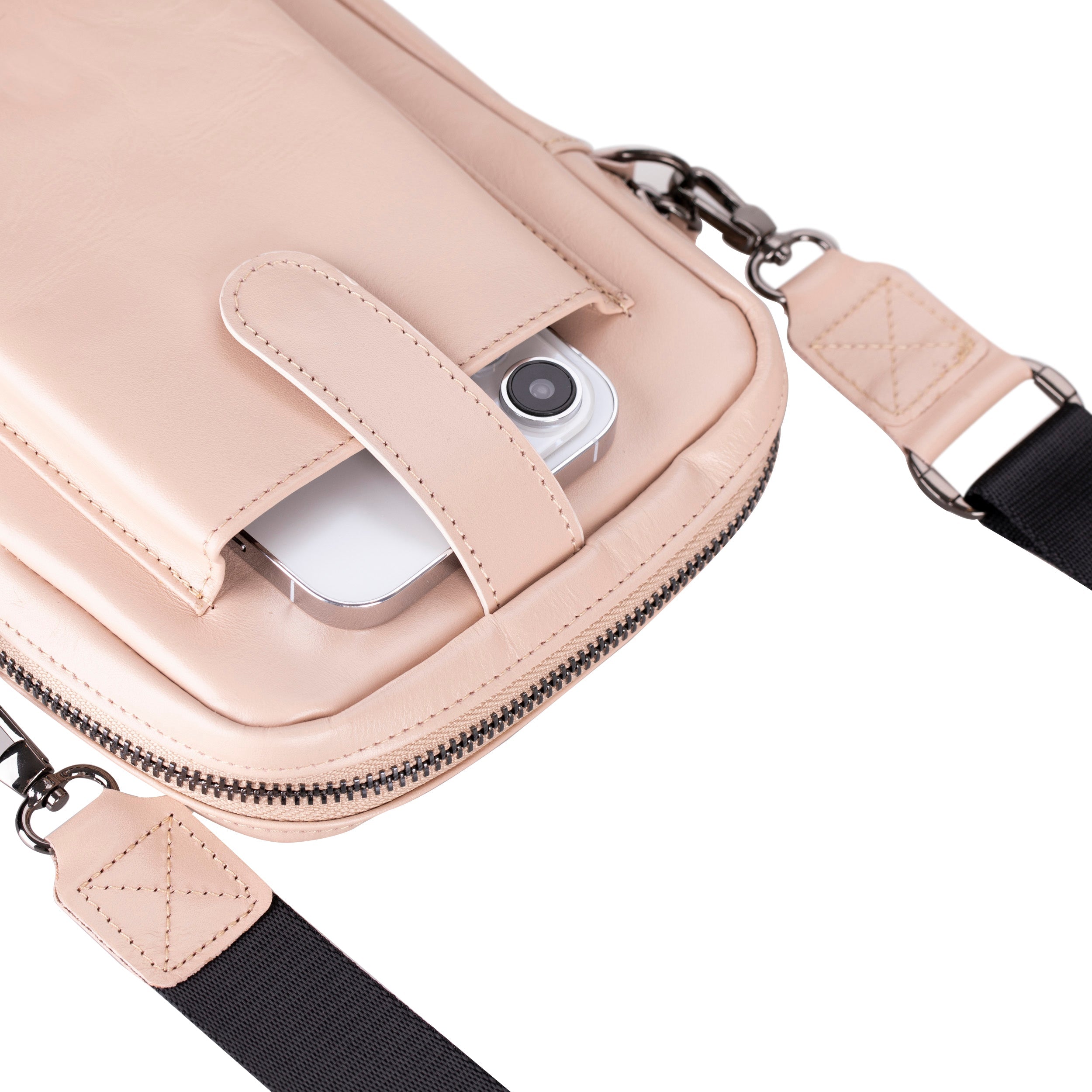 Bayelon Pisa Genuine Leather Crossbody Bag