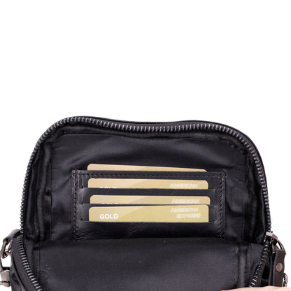 UnBranded Pisa Leather Crossbody Bag