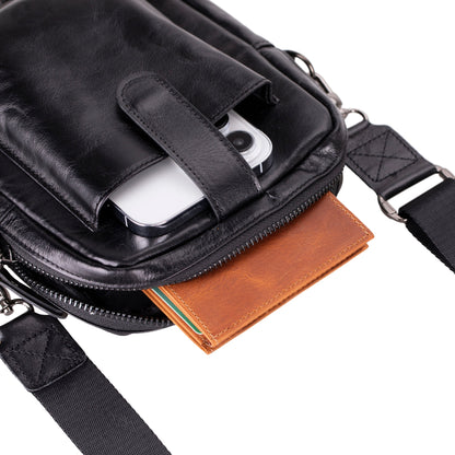 UnBranded Pisa Leather Crossbody Bag