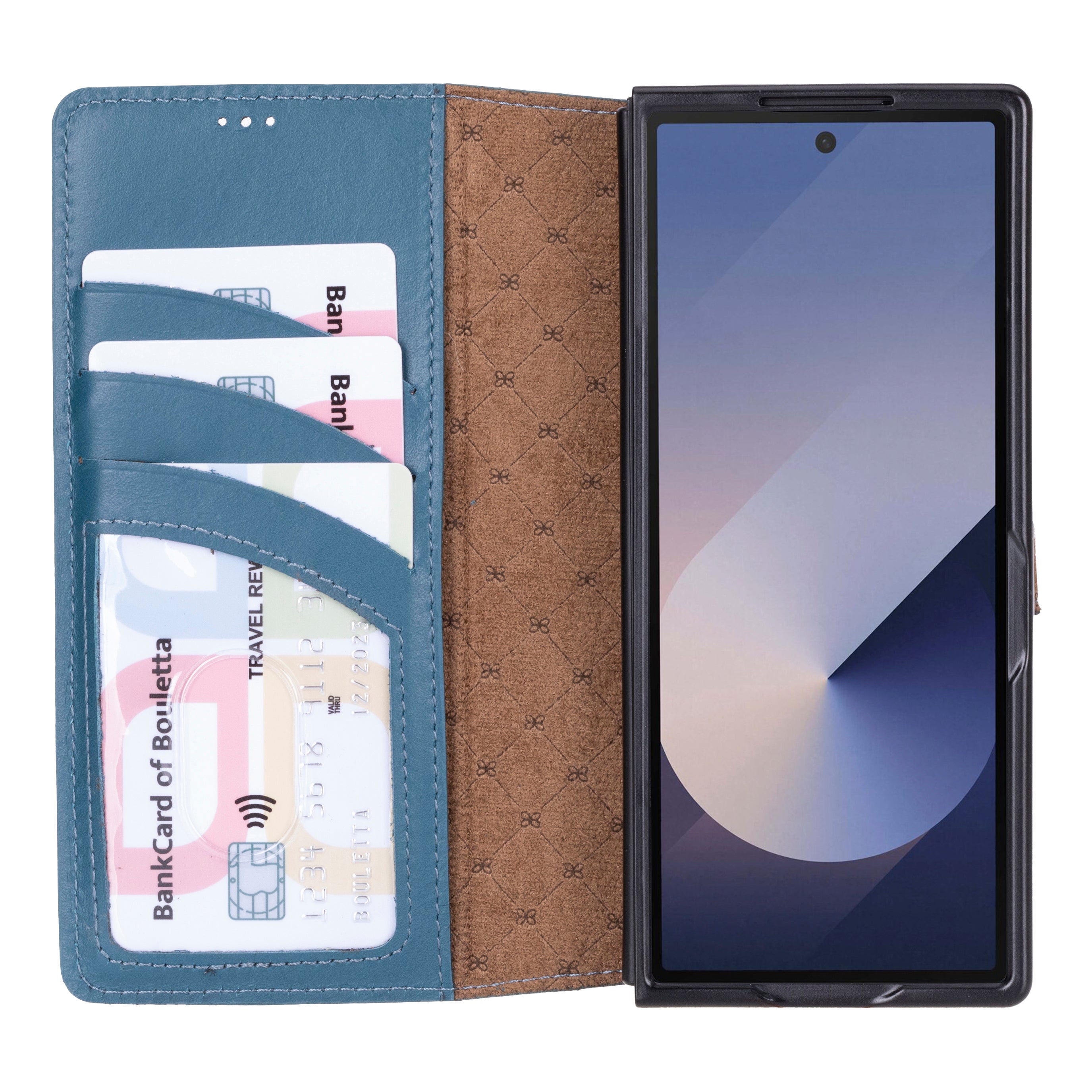 Bayelon Samsung Galaxy Z Fold 6 Leather Wallet Folio Case