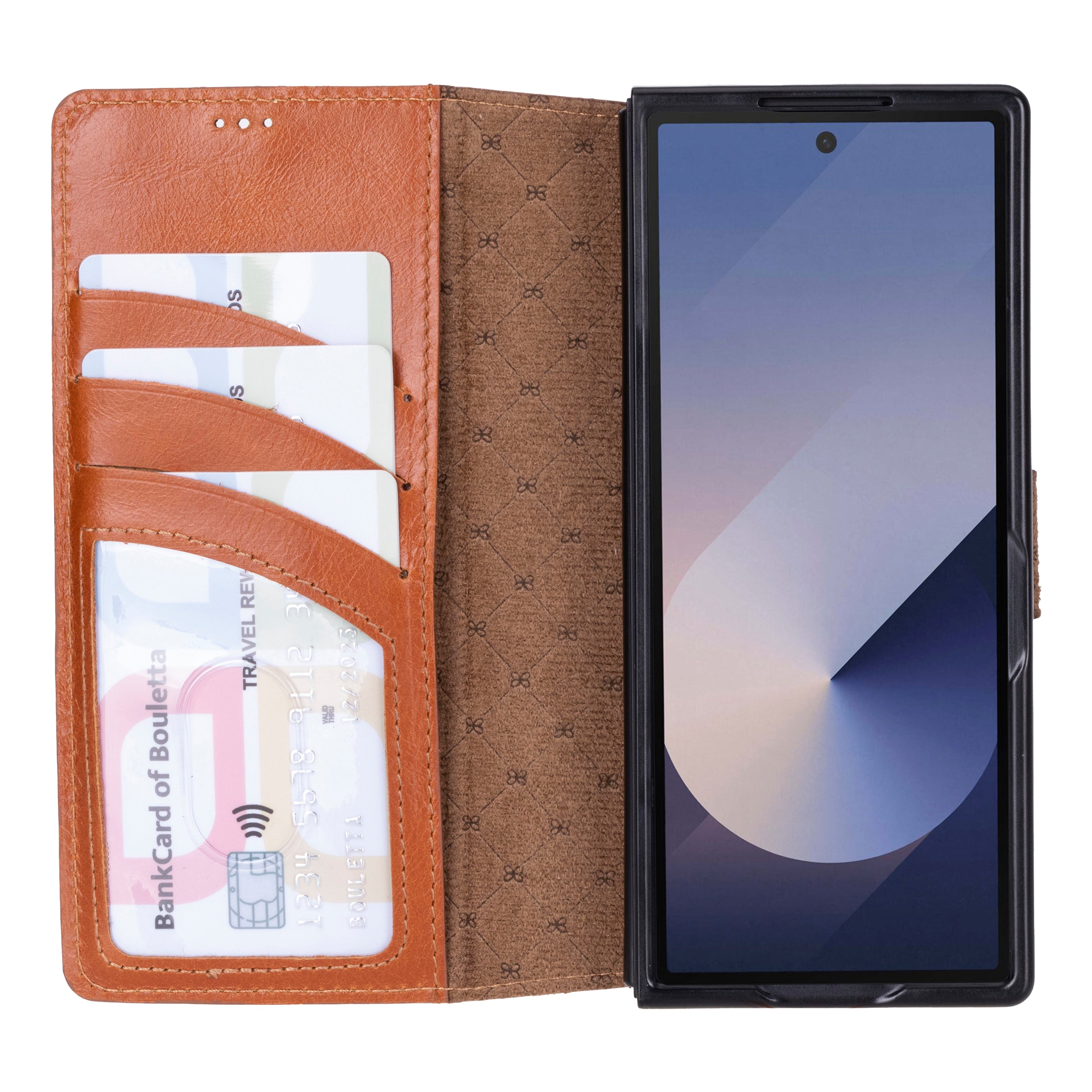 Bayelon Samsung Galaxy Z Fold 6 Leather Wallet Folio Case