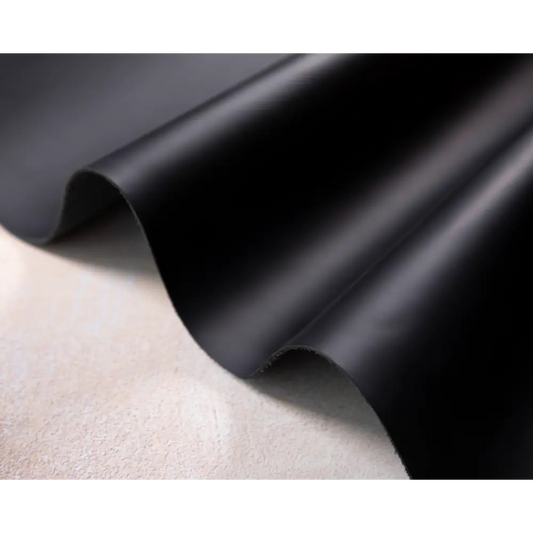 UnBranded Custom Size Genuine Leather Piece - Cut-to-Size Leather Sheet Black