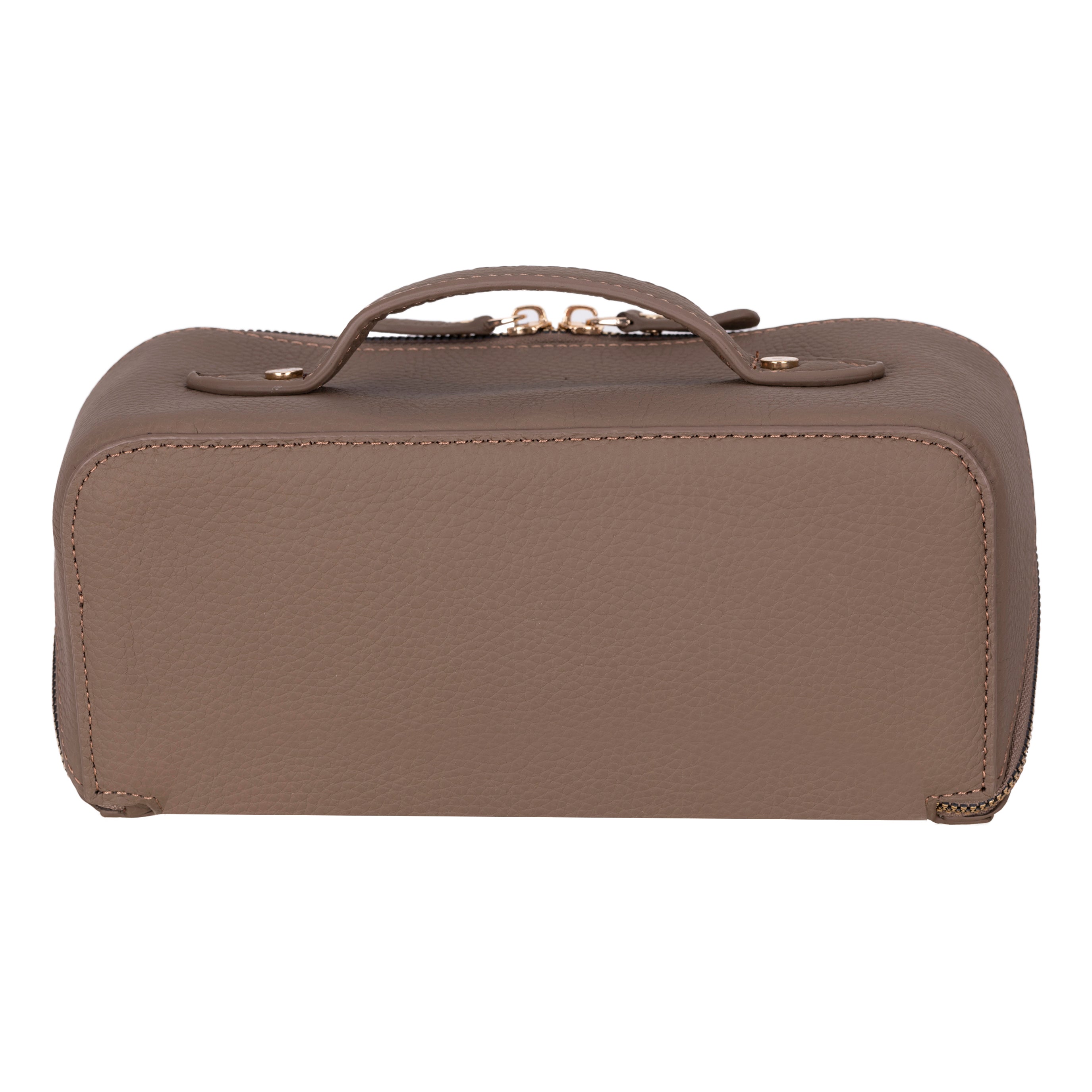 Bayelon Ella Leather Makeup Bag - Versatile Dopp Kit