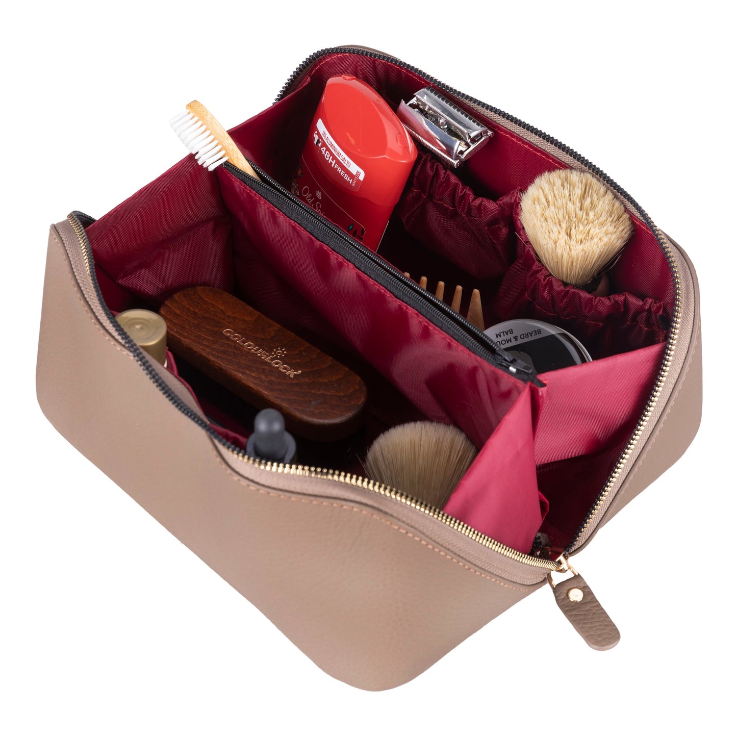 Ella Leather Make up Bag