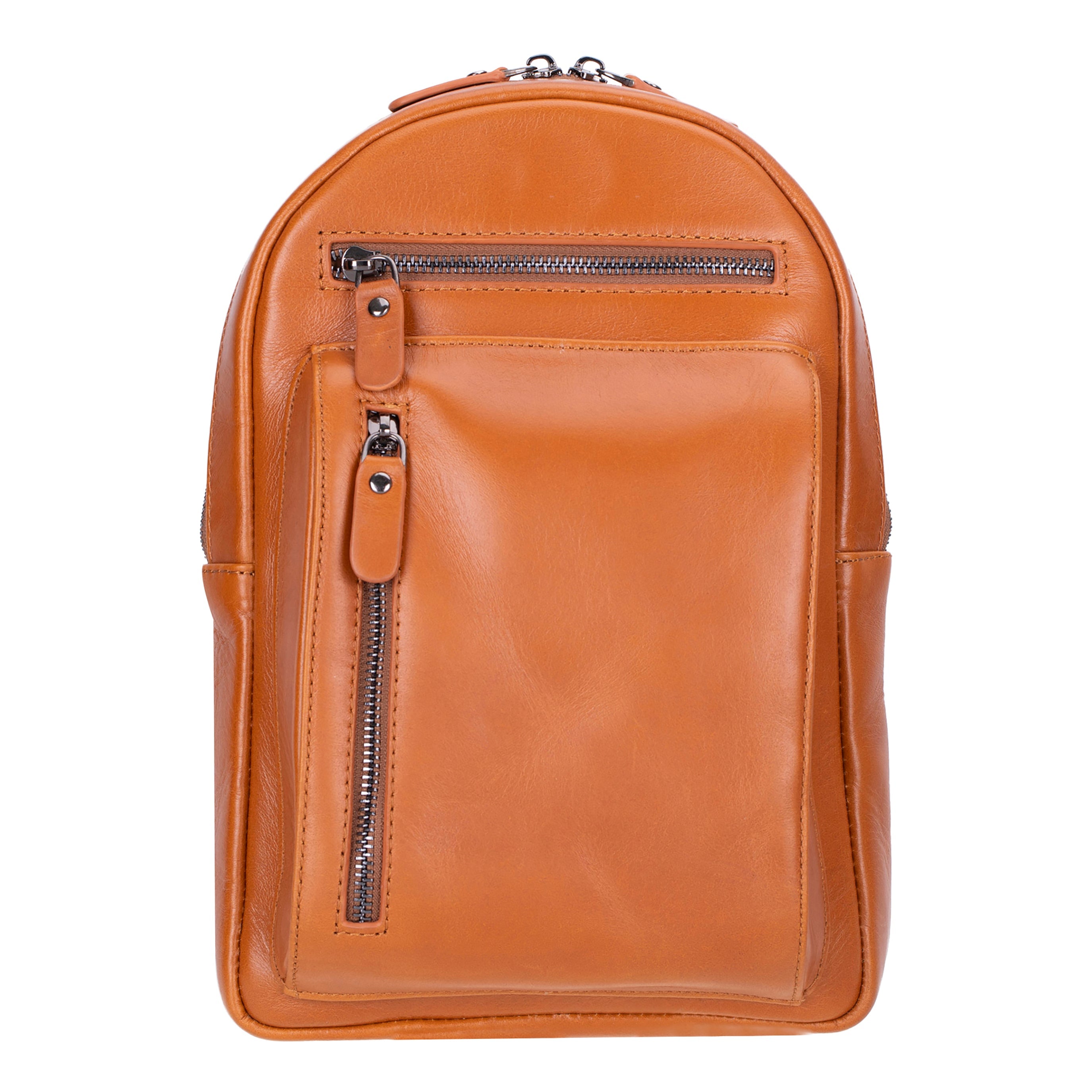 Bayelon Blake Genuine Leather Crossbody Bag Tan