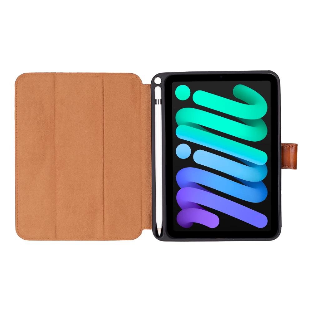 Bayelon Trigon Leather Case for iPad Mini (2024)