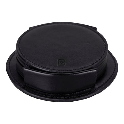 Bouletta Lavion Leather Cup Coaster Set