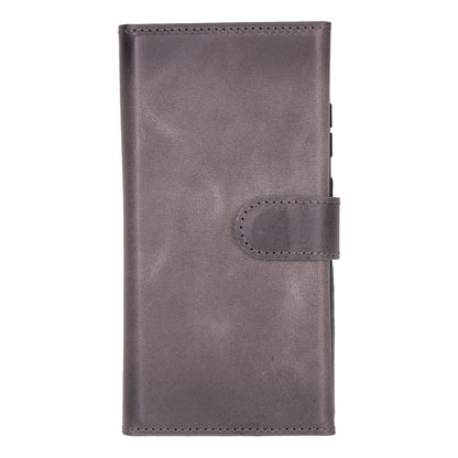 Bayelon Bayelon Tri-Fold Leather Wallet Case for Galaxy S25 Ultra - RFID