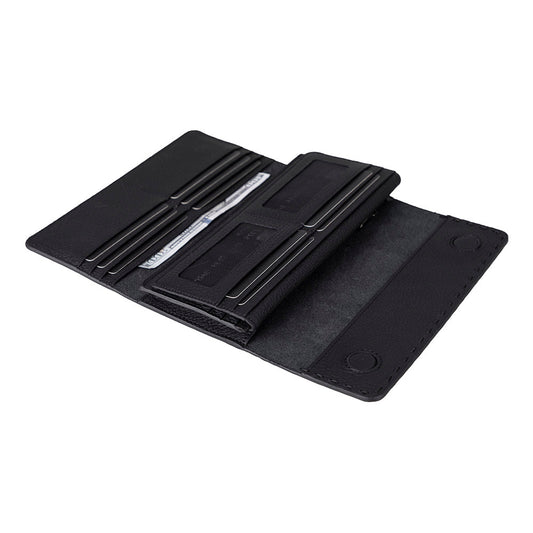 UnBranded Noble Leather Women's Wallet Shadow Black