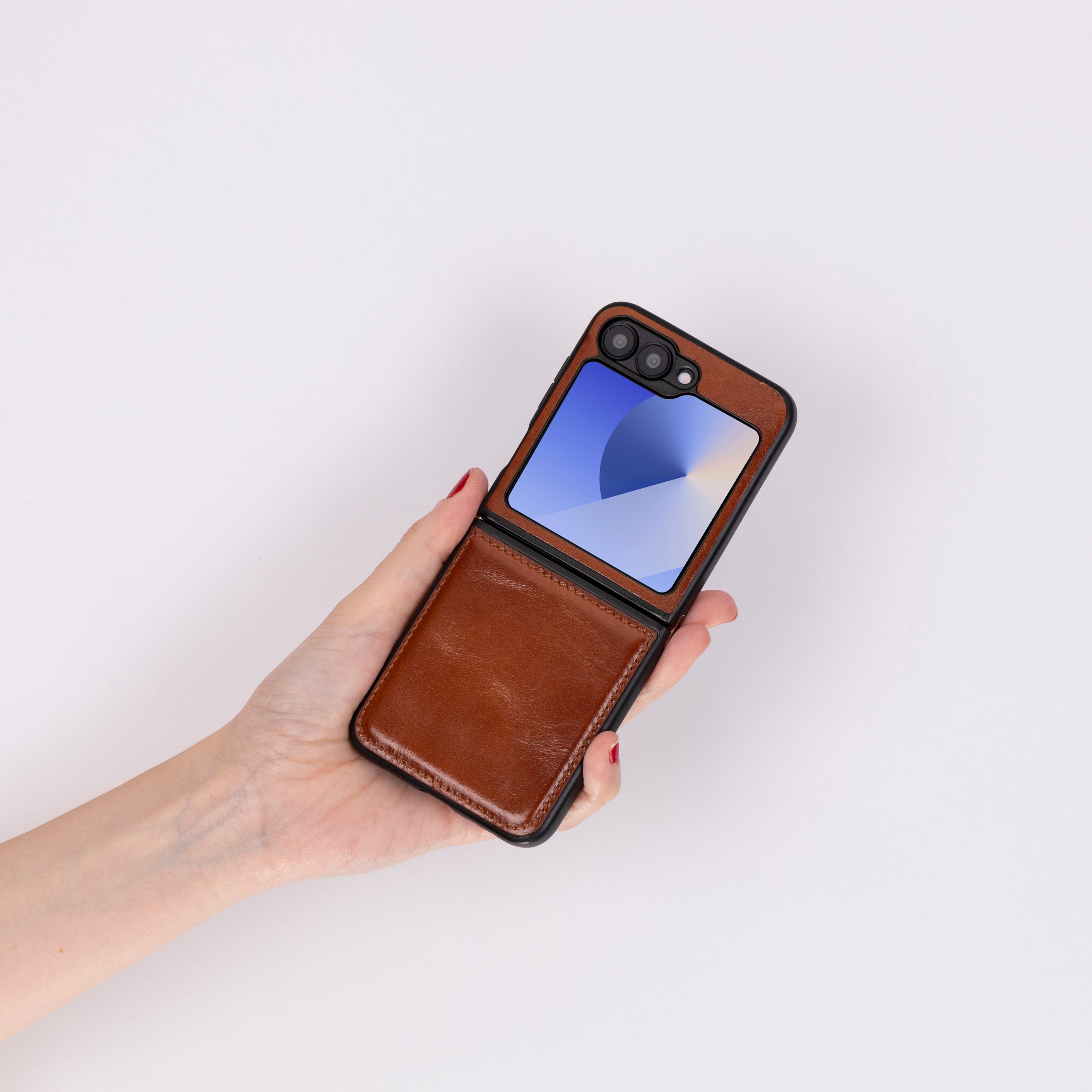 Bayelon Flex Leather Back Cover Case for Samsung Z Flip 6