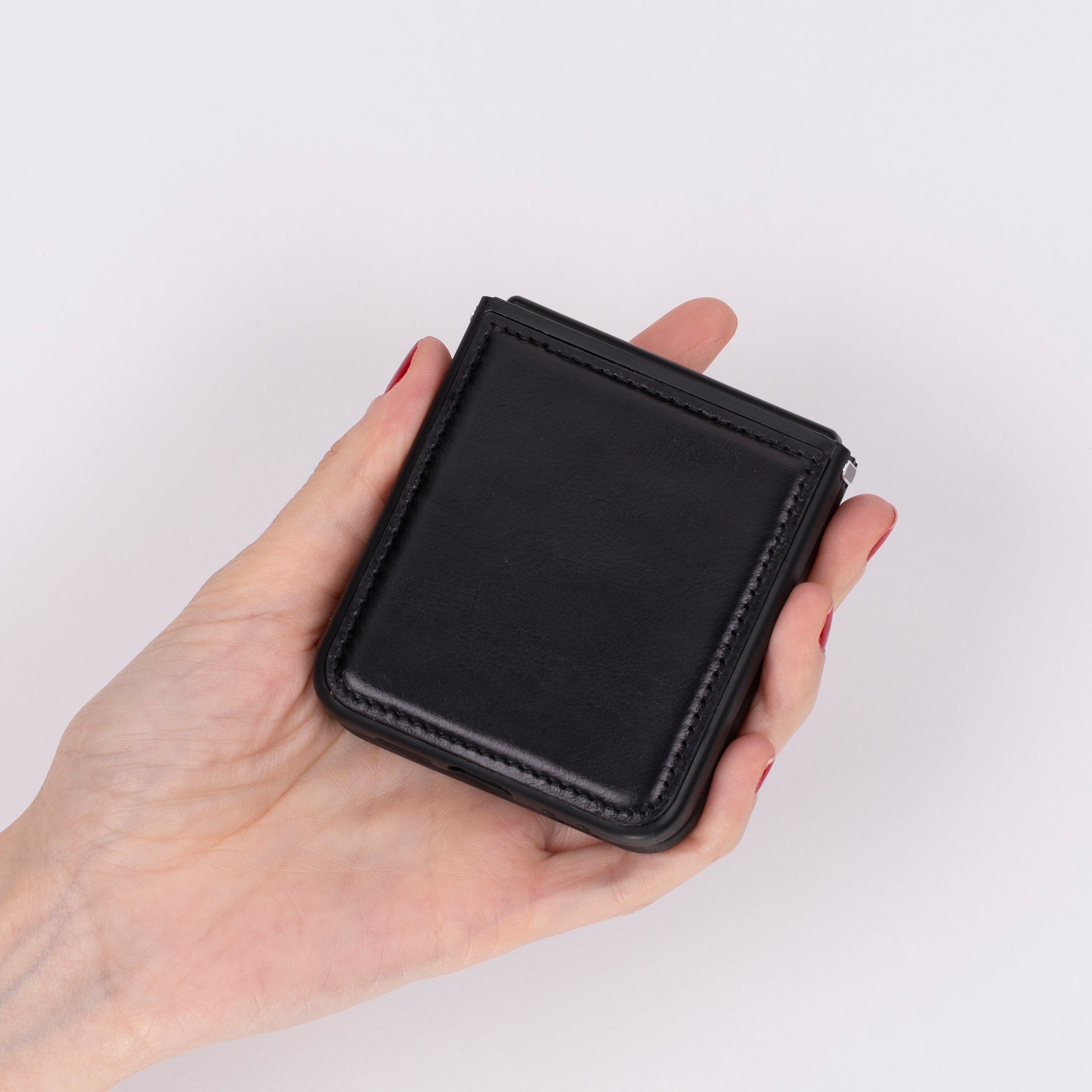 Bayelon Flex Leather Back Cover Case for Samsung Z Flip 6