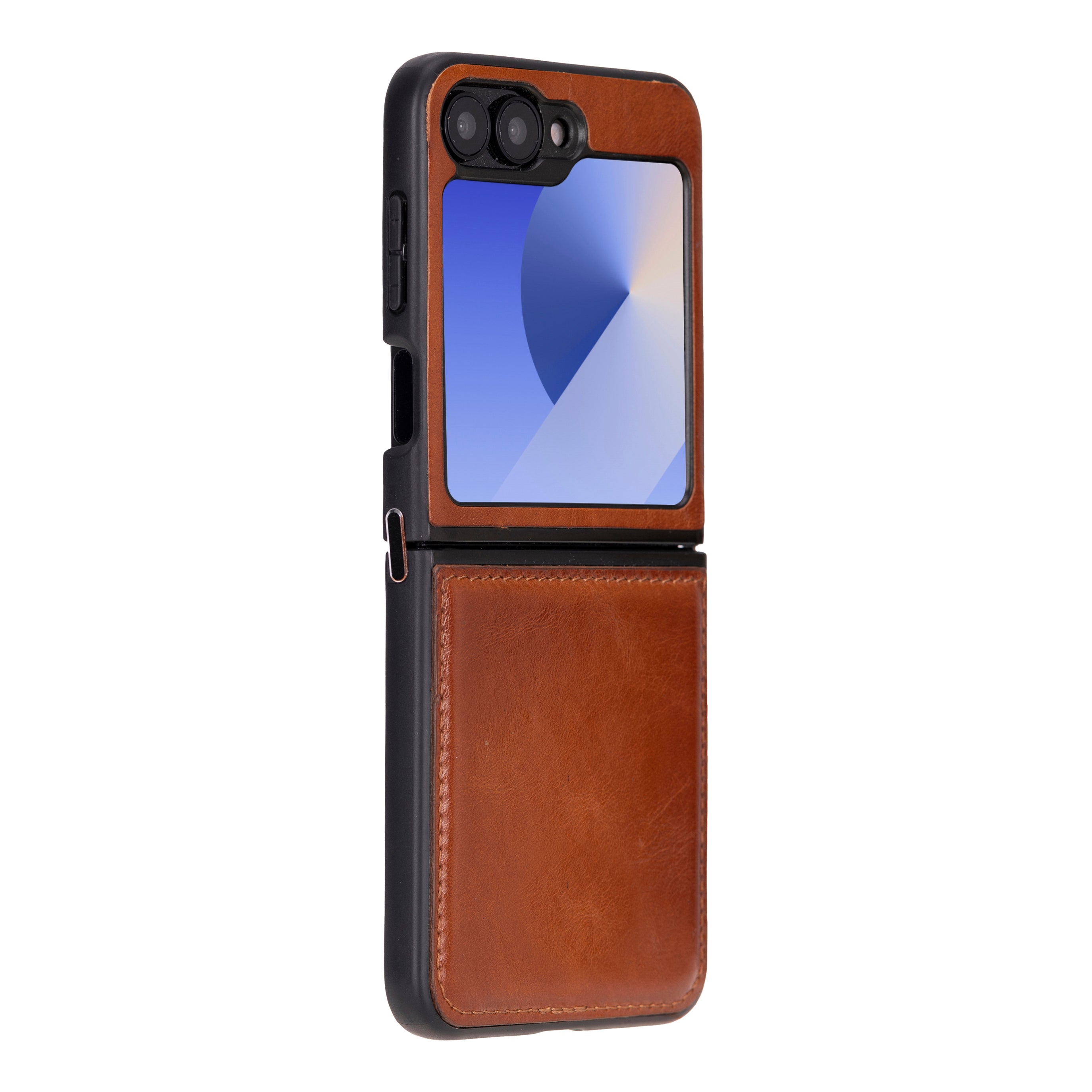 Bayelon Flex Leather Back Cover Case for Samsung Z Flip 6