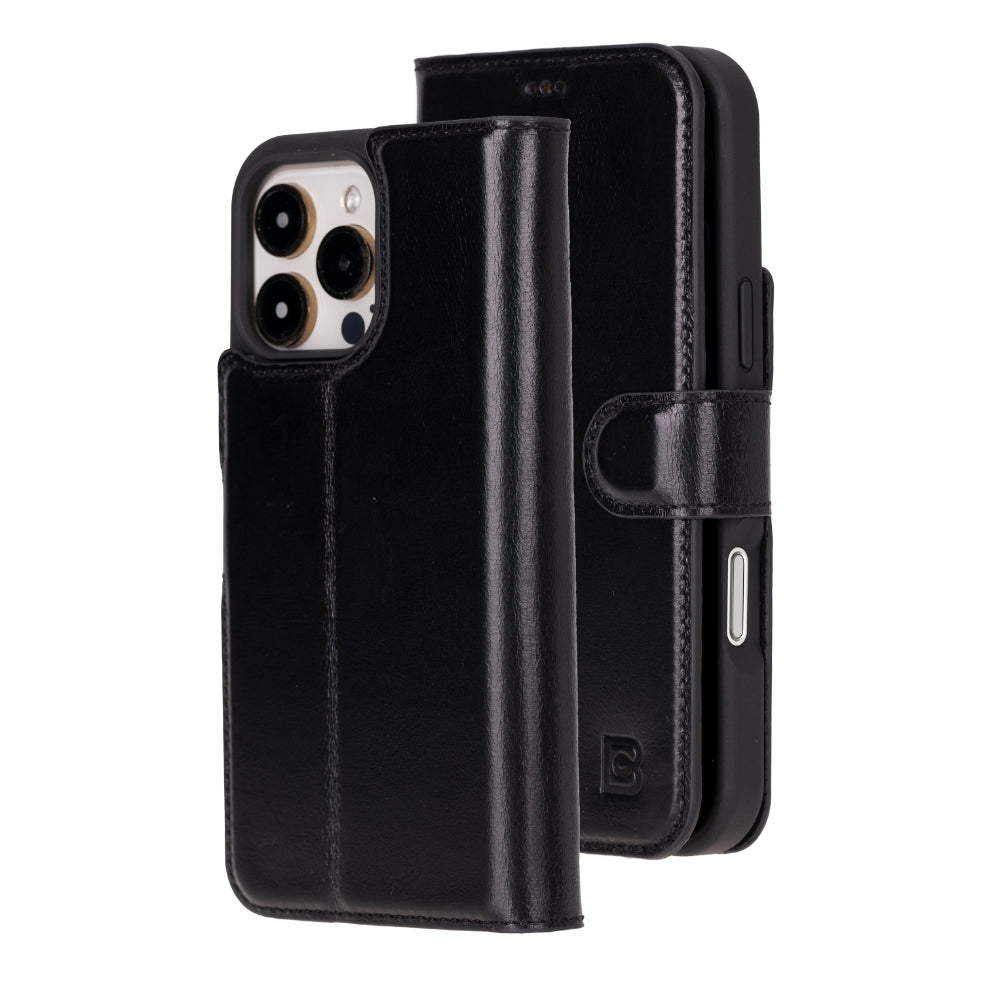 Bayelon Magic iPhone 16 Pro Max Detachable Leather Wallet Case