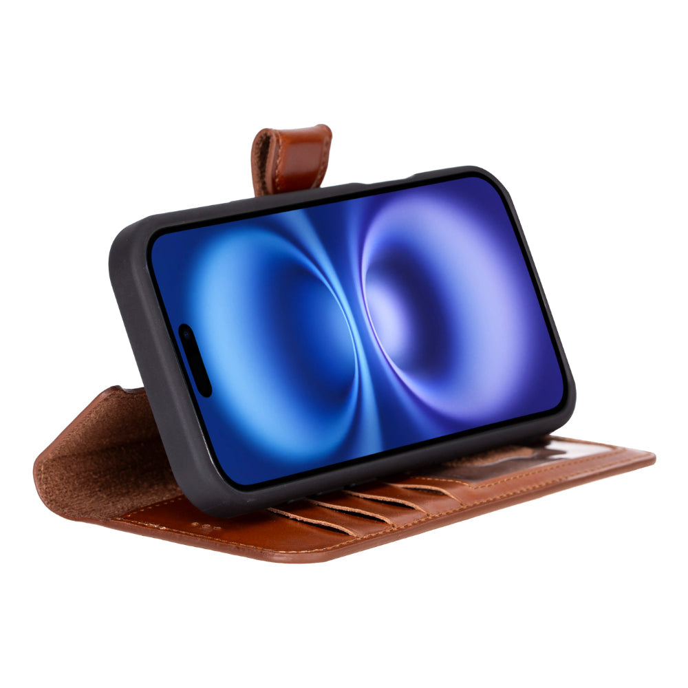 Bayelon Magic iPhone 16 Plus Leather Detachable Wallet Case