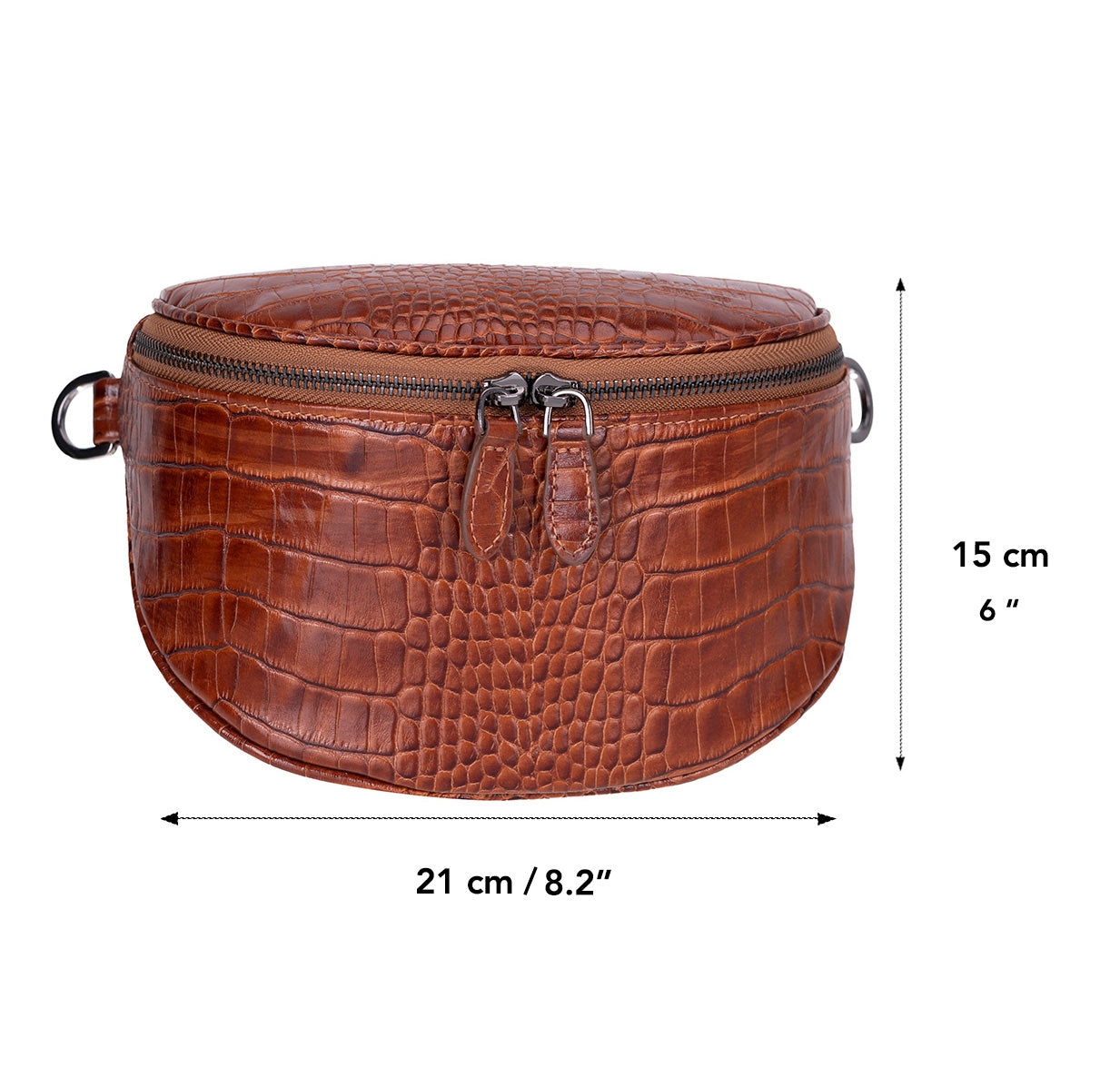 UnBranded Alora Leather Crossbody Bag