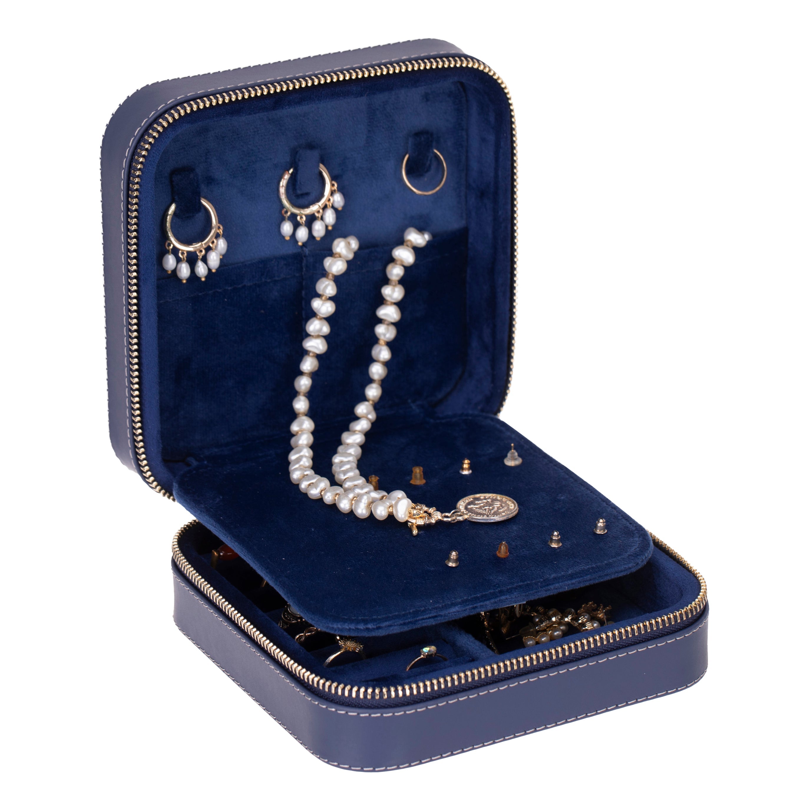 Bayelon Amanda Genuine Leather Jewelry Box