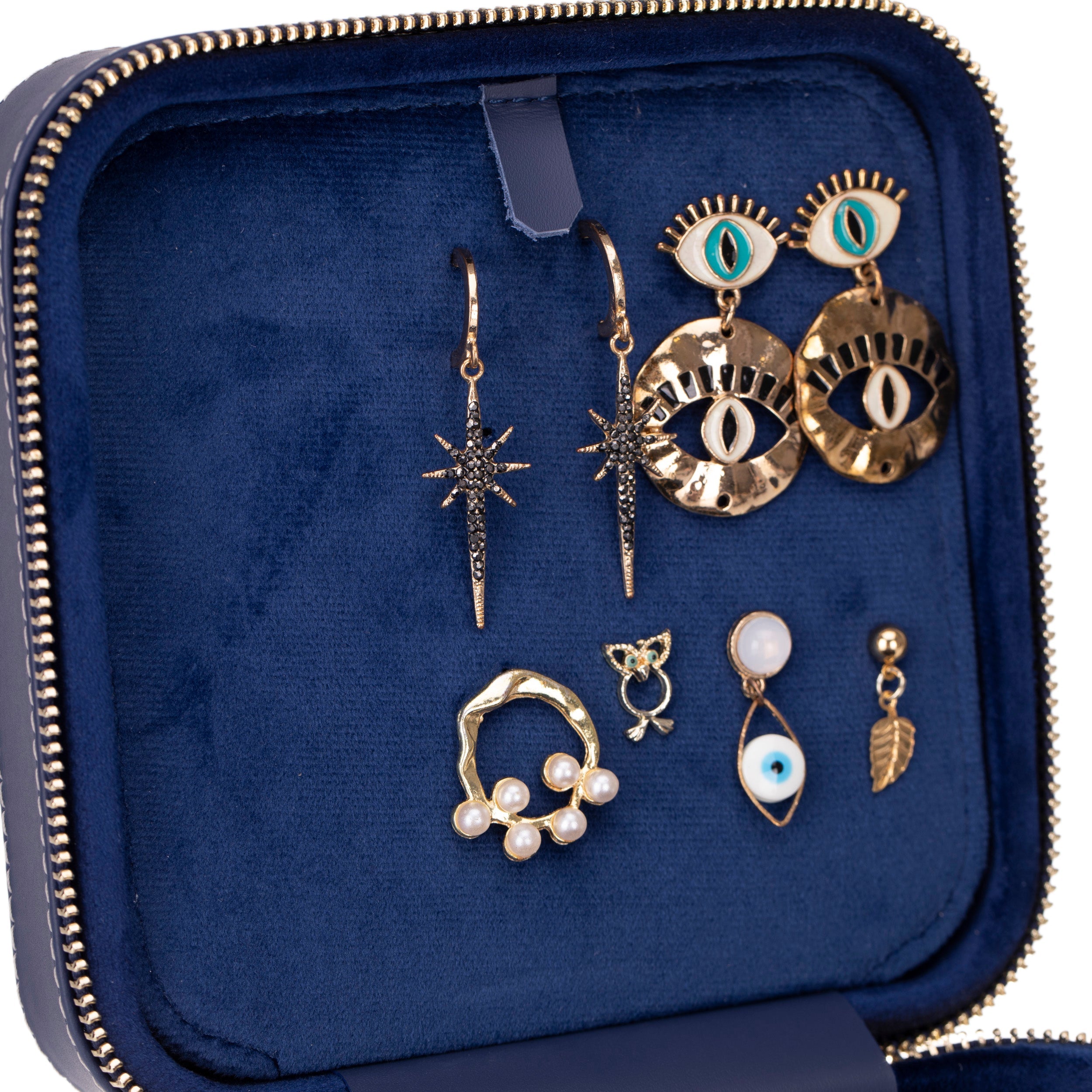 Bayelon Amanda Genuine Leather Jewelry Box