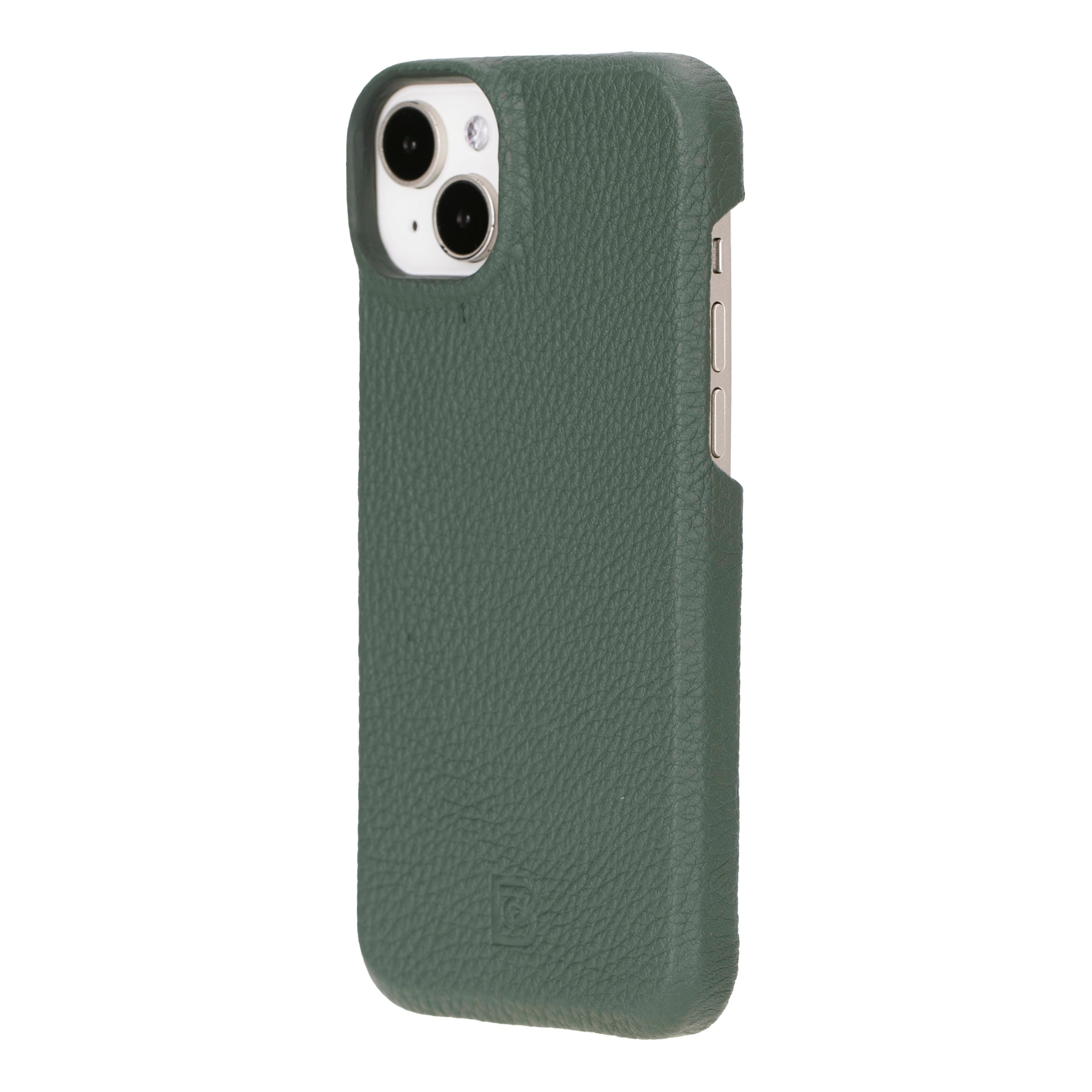 Bayelon F360 Genuine Leather Case for iPhone 15 Pro Max Dark Green