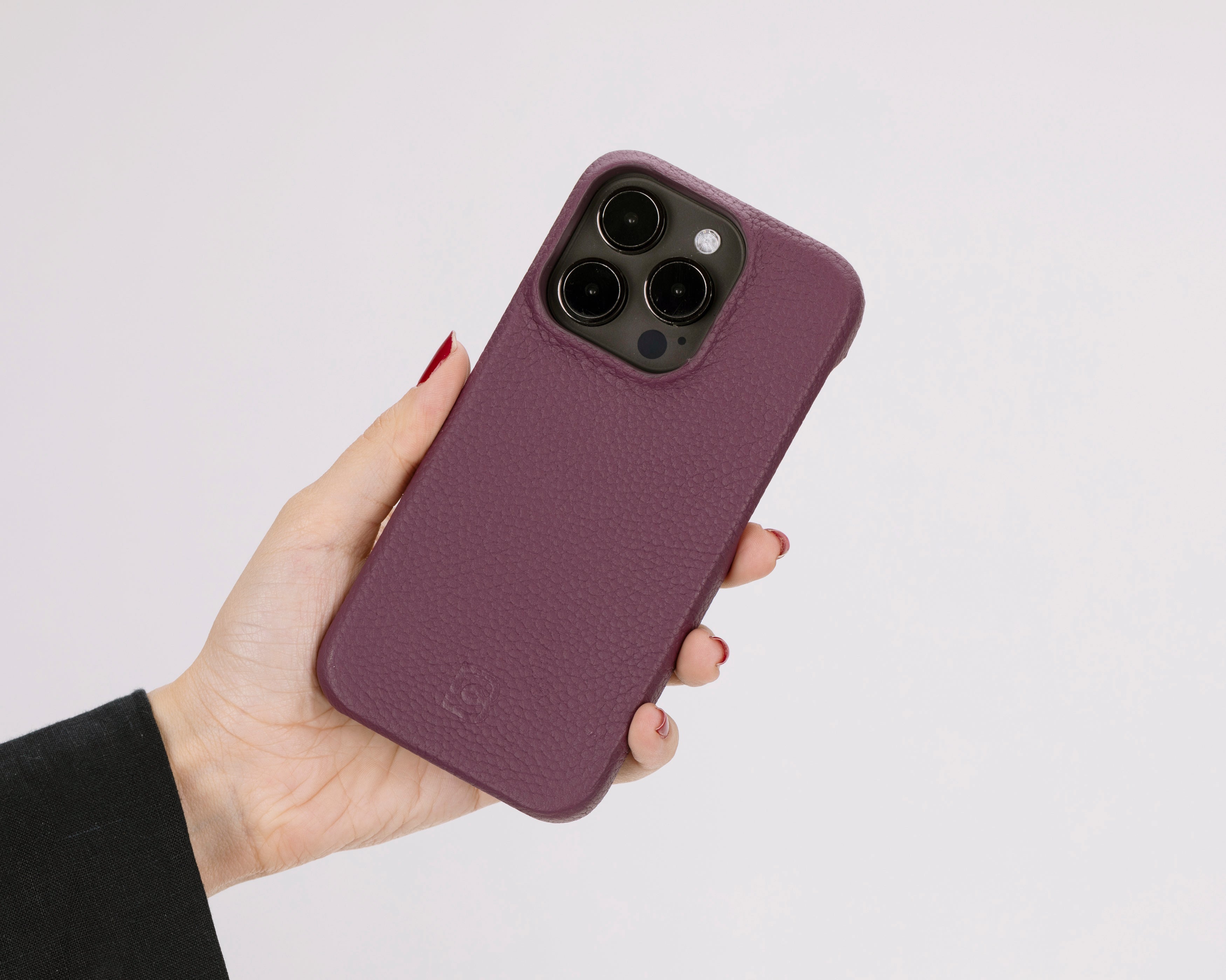 Bayelon F360 Genuine Leather Case for iPhone 15 Pro Max