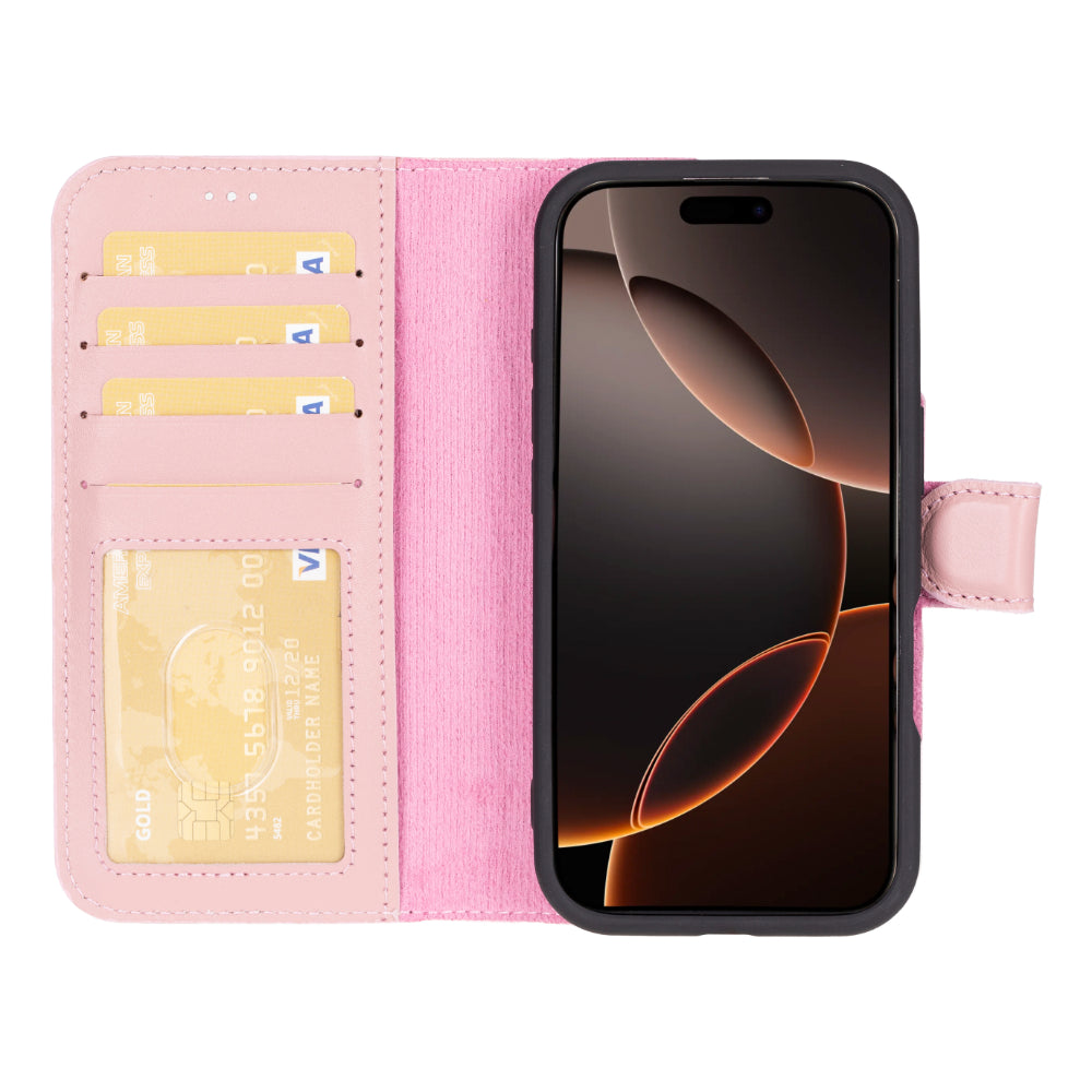 Bouletta Magic Leather Detachable Wallet Case for iPhone 16 Pro Max