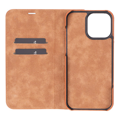 UnBranded Sonat iPhone 16 Pro Max Leather Folio Case