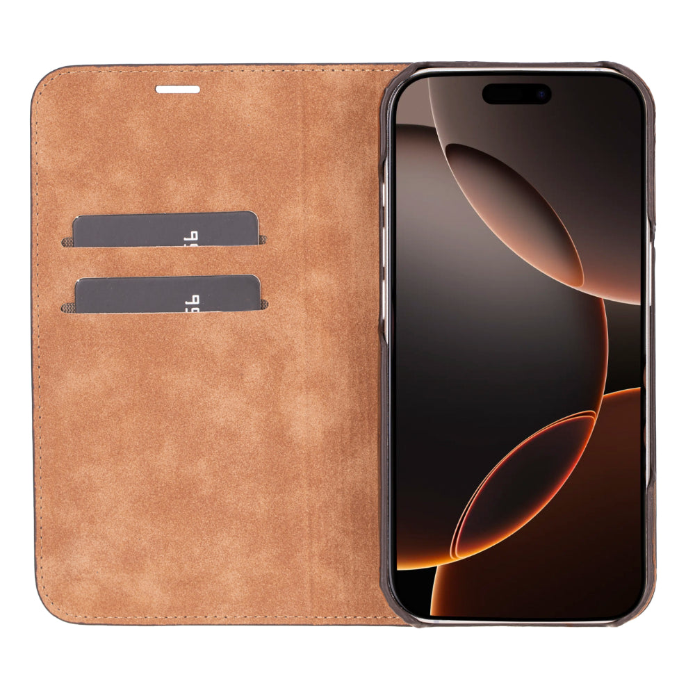 Bouletta Sonat Leather Folio Case for iPhone 16 Pro