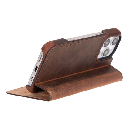 Bouletta Sonat Leather Folio Case for iPhone 16 Pro Max