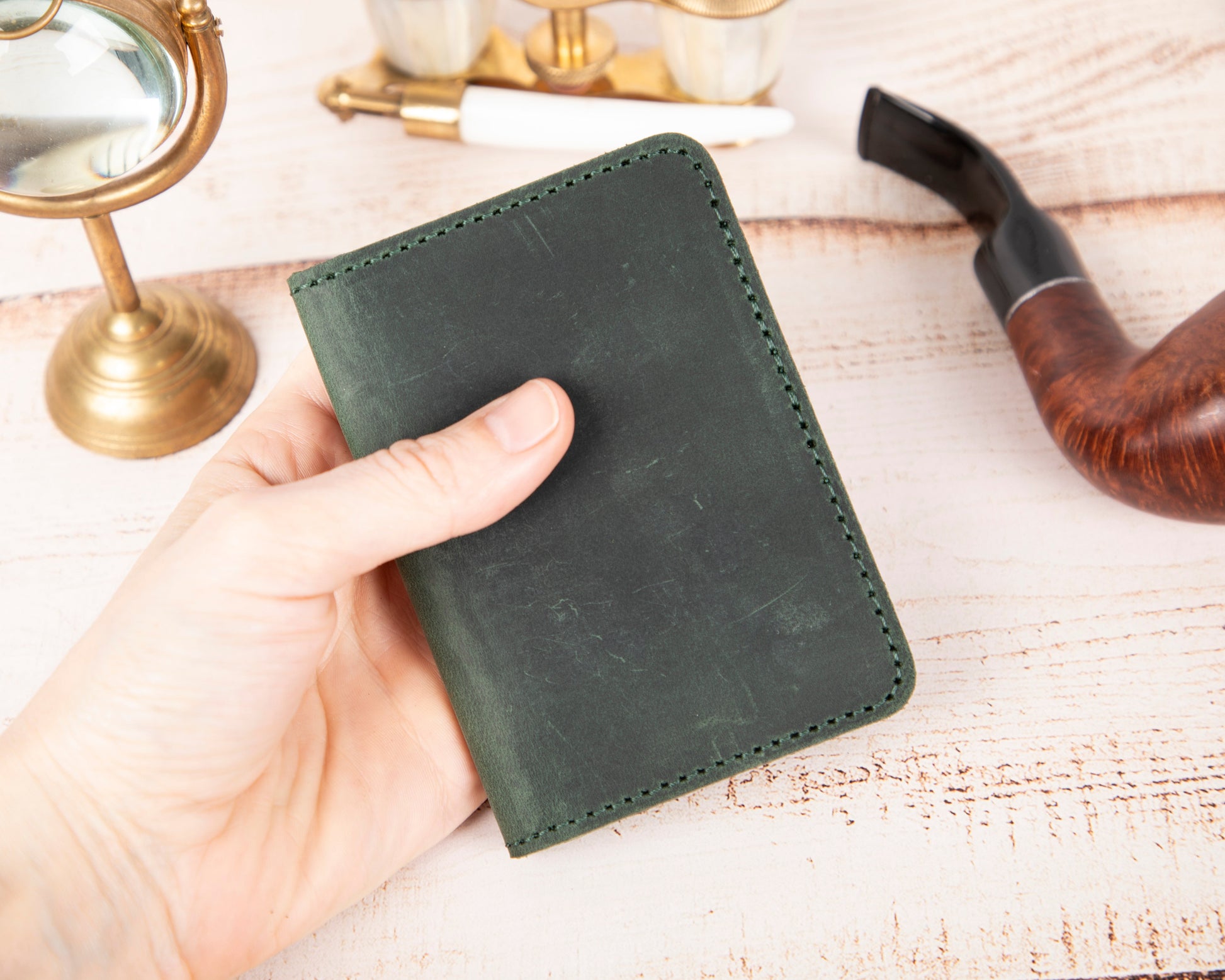 UnBranded Enrico Leather Card Holder