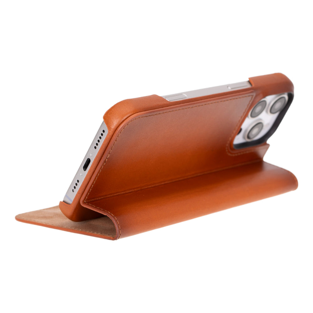 Bouletta Sonat Leather Folio Case for iPhone 16 Pro Max