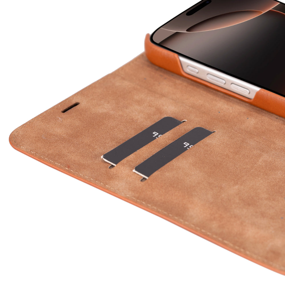 Bouletta Sonat Leather Folio Case for iPhone 16 Pro Max